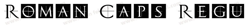 Roman Caps Regular字体转换